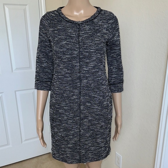 Banana Republic Dresses & Skirts - Banana Republic Black and Gray Long Sleeve Dress Sz. XSP for Versátil Style.
